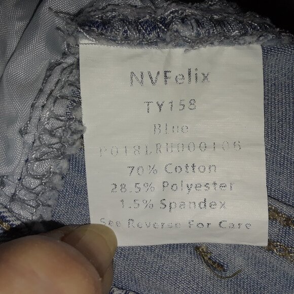 NV Felix Light Blue Jeans Straight Leg for Women - Picture 8 of 9